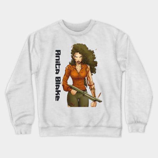 Anita Blake Hunter Crewneck Sweatshirt by KINGShut